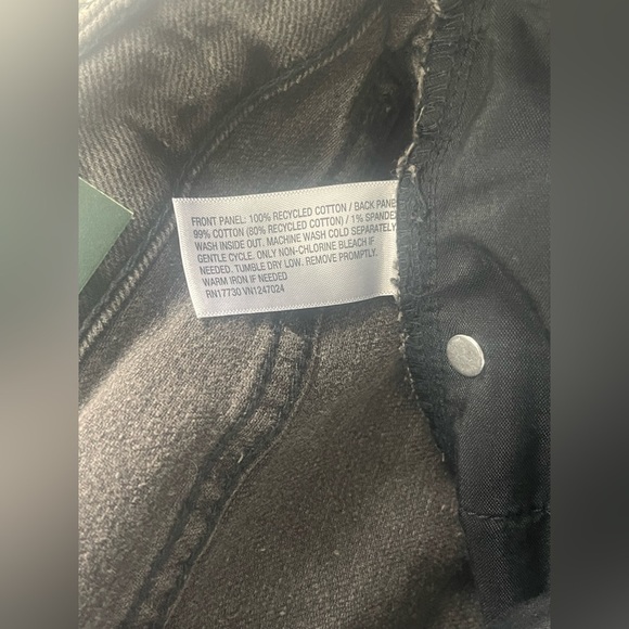 Wild Fable Black Jean Shorts Distressed Frayed Hem - Picture 8 of 11